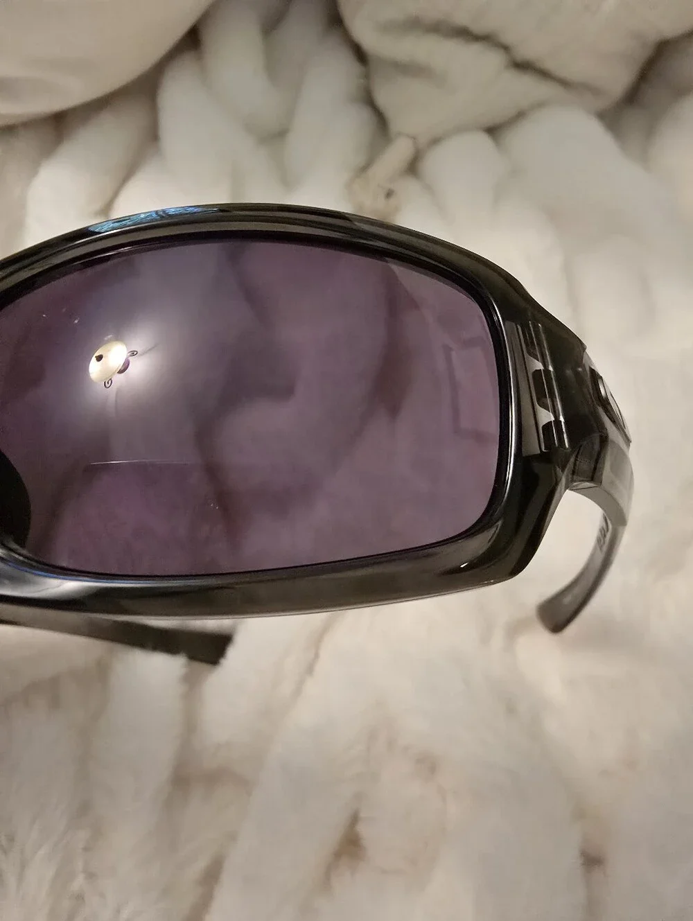 Oakley Women's Sunglasses - Black Frame with Purple Lenses